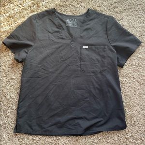 GUC black scrub top